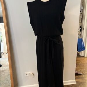 Callahan Elegant Black Knit Sleeveless Dress